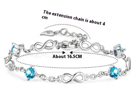 Title 1, Womens Fashion Simple Zircon Bracelet, an eleg...