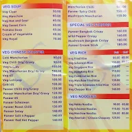 Darbar Chinese Restaurant menu 2