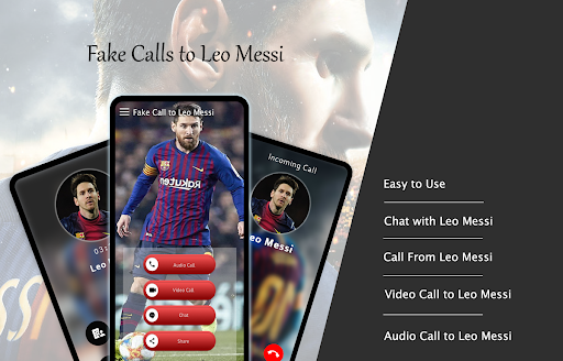 Screenshot Messi Calling Video Call Fake