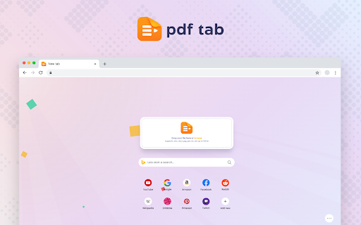 PDF Tab - PDF Converter in a New Tab