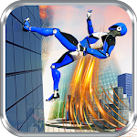 Cover Image of Descargar policía robot cuerda héroe juego 3d 2.5 APK