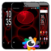 Dark Red Xperia Theme