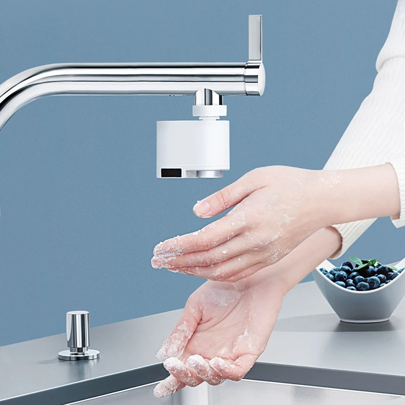 Robinet de cuisine automatique à induction sans contact Économie d'eau Installation facile Hygiène parfaite Contrôle intelligent et simple
