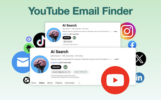 YouTube Email Finder: Find YouTube Channel Emails in 10 Seconds