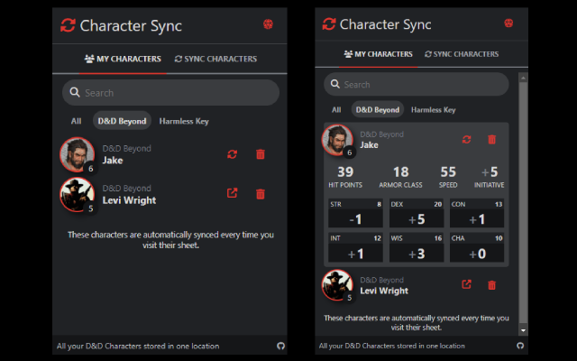 D&D Character Sync Preview image 2