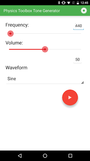 Physics Toolbox Tone Generator