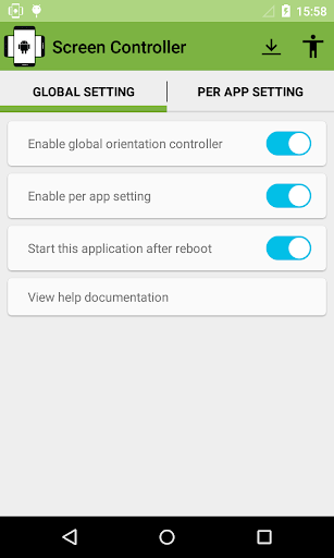 Screen Rotation Controller