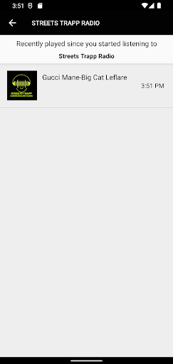 Screenshot STREETS TRAPP RADIO