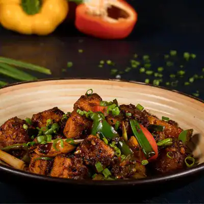 Tofu In A Black Pepper Sauce