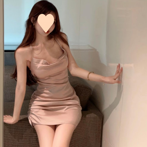 Title 8, Hot Girl Swing Collar Hollow Backless Sheath Su...