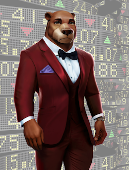Wall Street Avatar Suited Bear #266