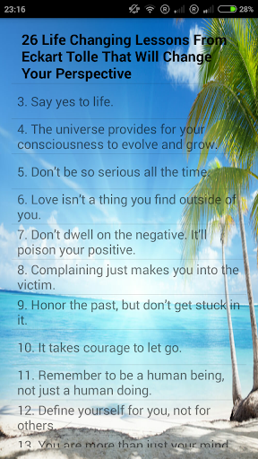 26 Life Changing Lessons