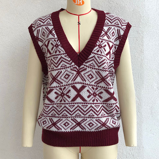 Title 3, Autumn And Winter Knitted Vest Acrylic Sweater