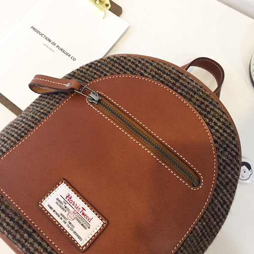 Title 3, British Vintage Full Leather Small Backpack, cr...