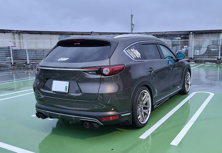 CX-8のMazdaCamarades・フラップスポイラー復活への道　完・ラインシートで自己主張・ナンとかなるもんですね🎵・次に向けて予定を組まねば…に関するカスタム事例の投稿画像3枚目