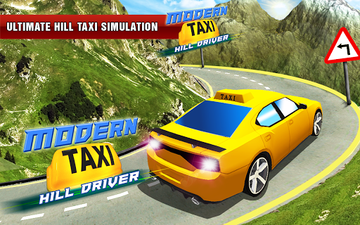 Crazy Taxi Driver : Hill Climb