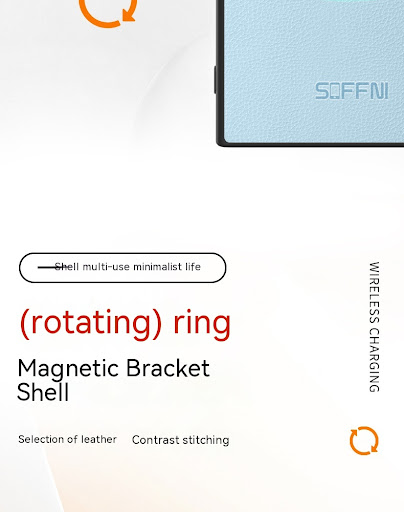 Title 3, S23 Ultra Phone Case with Contrast Color Magnet...