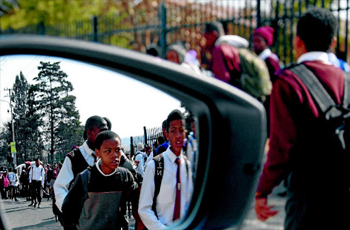 HELP : Noordgesig Secondary pupils arriving late and tired after walking long distances to school will benefit from a donation of bicycles Photo: Sandile Ndlovu