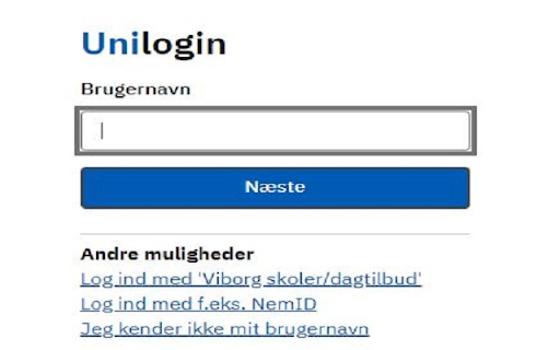 Viborg Skole/Dagtilbud login hjælper