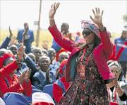 File photo: Ndileka Mandela, former president Nelon Mandela's granddaughter,  at the Tyrannus Apostle Church in the Vaal where about 50000 people prayed for the Madiba. PHOTO: ANTONIO  MUCHAVE