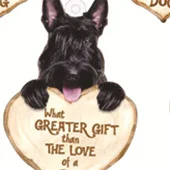Porte-clés acrylique Love Dog, un pendentif charmant pour clés. Emportez l'amour de votre chien avec vous, durable et léger.