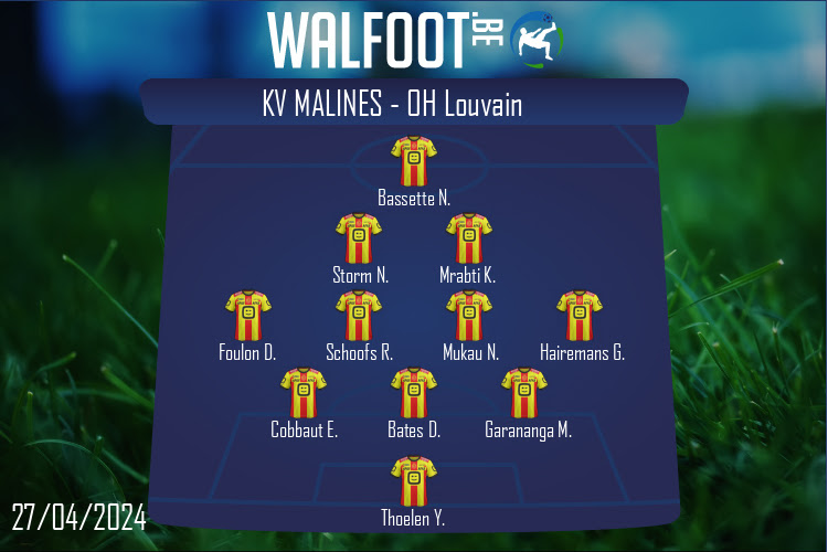 Composition KV Malines | KV Malines - OH Louvain (27/04/2024)