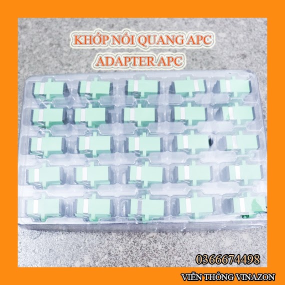 50 Đầu Nối Dây Quang - Coupler Sc Apc - Adapter Quang Sc - Apc