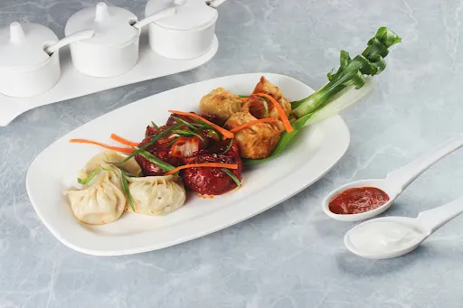 Chicken Momos Platter Regular