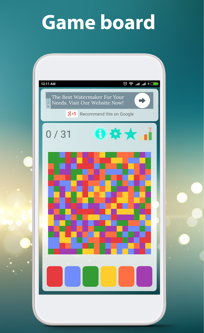 Color Flood Game Screen 1