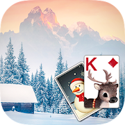 Solitaire Wintry Scene Theme  Icon