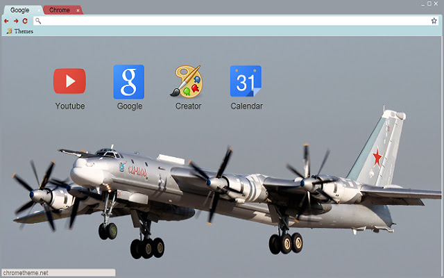 Aircraft Series TU-95 Bear chrome extension