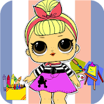 Cover Image of Tải xuống Coloring Book Dolls - Uwo 1.0 APK