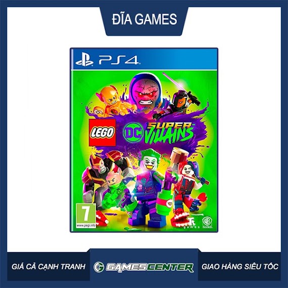 Đĩa Game Ps4 Lego Dc Super - Villains