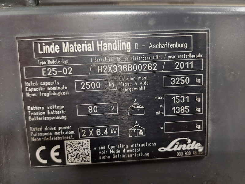 Afbeelding van een LINDE E25-02