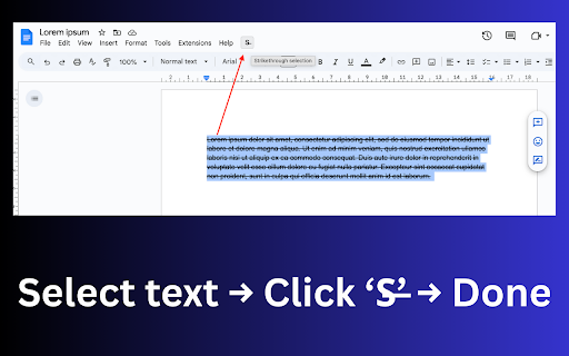 Google Docs Strikethrough Button