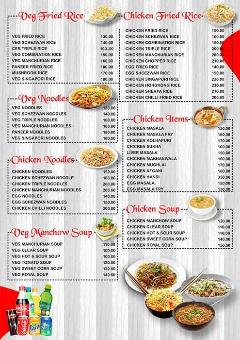 Siddhivinayak Enterprises menu 