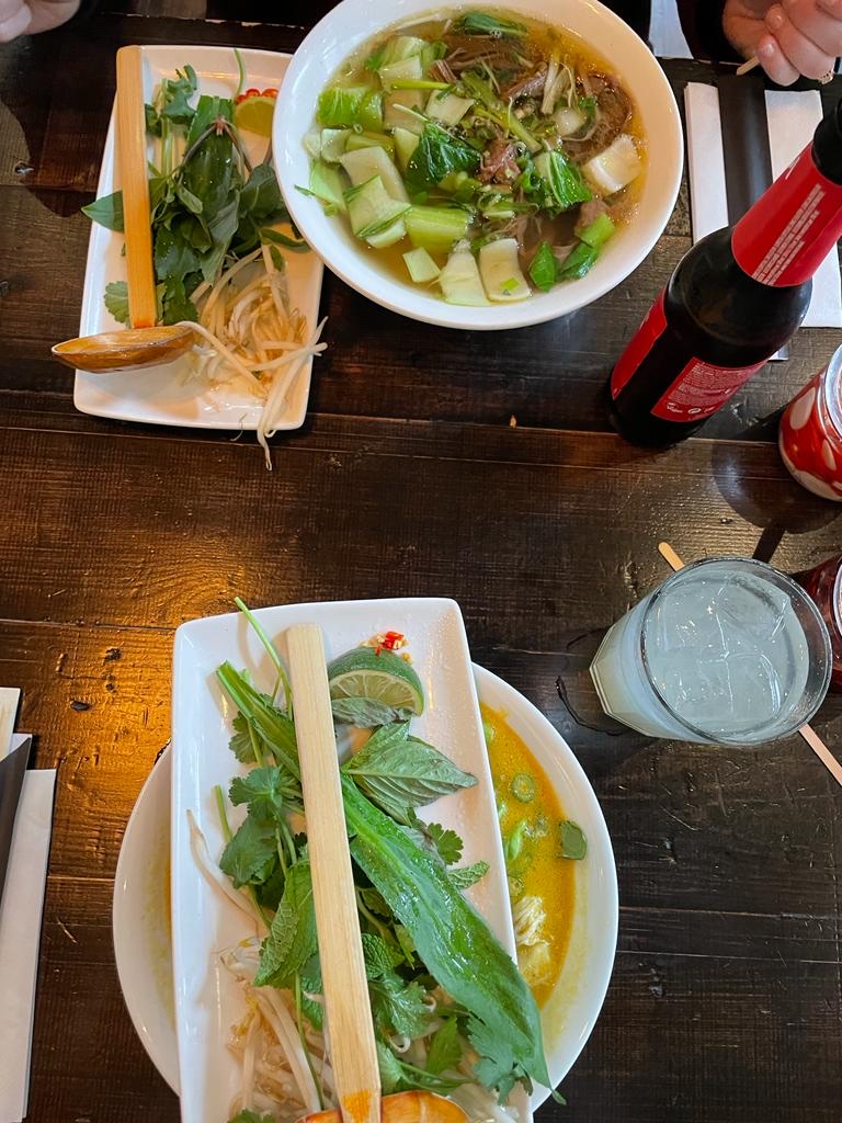 Beef pho & curry pho (glutenfree)