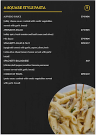 A Square - Cafe & Rooftop Lounge menu 3