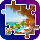 Tile puzzle - beach villa by Jigsaw.Puzzle.puzzles.puzle.de