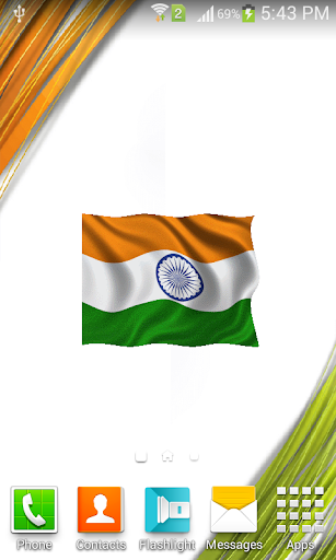 indian flag animated wallpaper