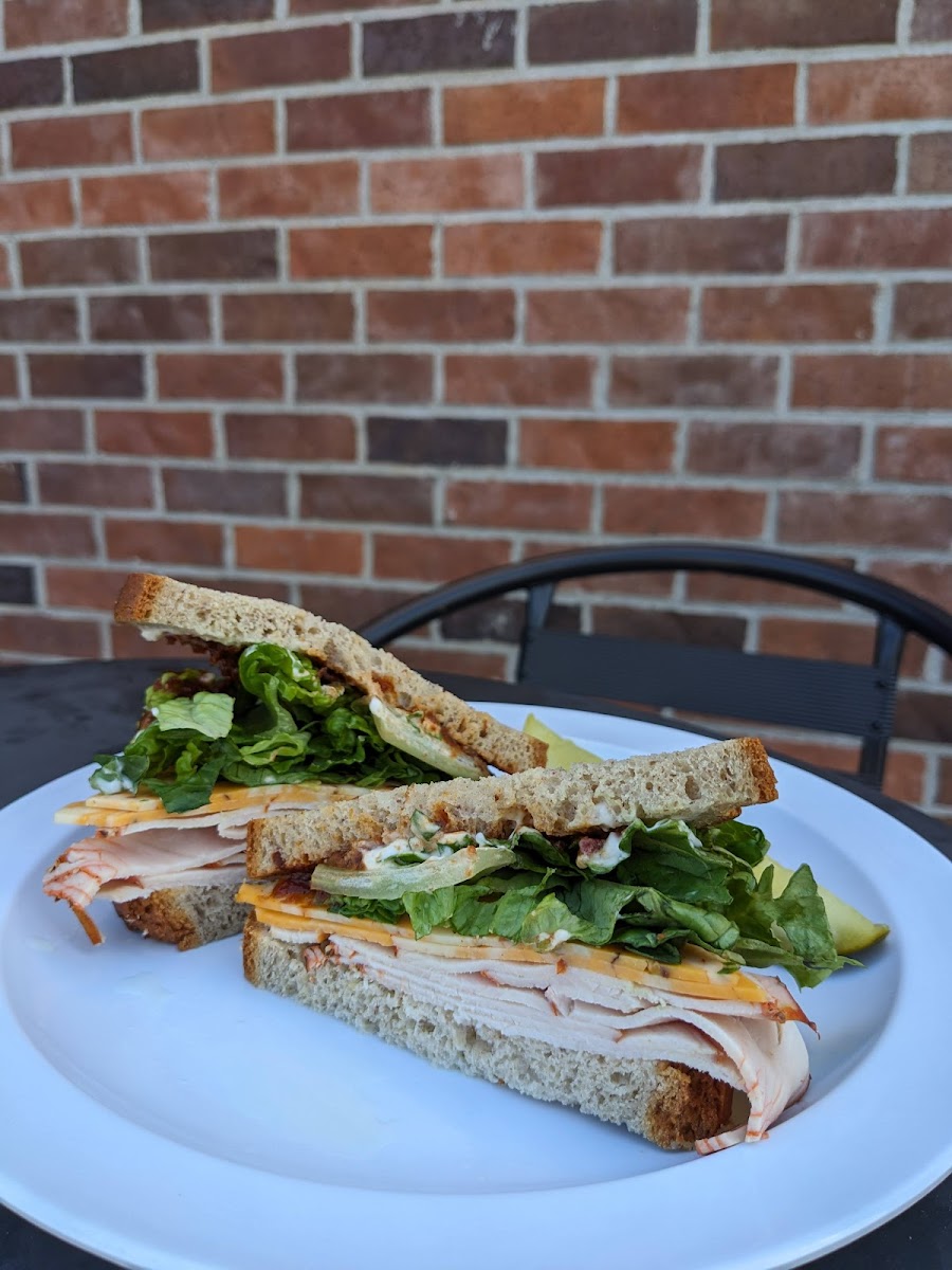 Spicy Turkey on Gluten-Free Bread