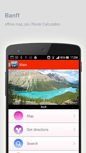 Banff Map offline