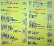 Pallavi Family Restaurant menu 2