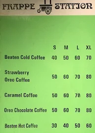 Frappe Station menu 2