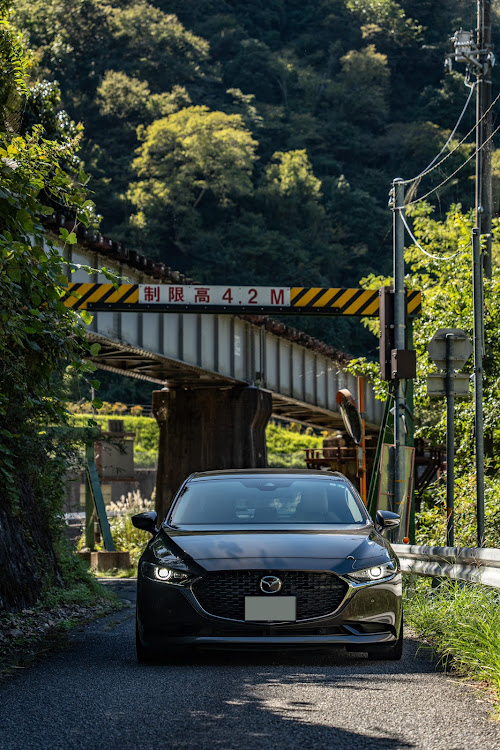MAZDA3の三江線・廃線跡巡り・彼岸花とコラボ・彼岸花群生スポット・吊り橋チャレンジに関するカスタム事例の投稿画像32枚目