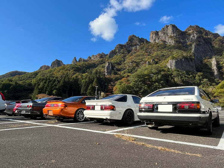 スカイライン GT-Rの紅葉狩りドライブ・TE37 SAGA SL・妙義山・碓氷峠・おぎのやの釜飯に関するカスタム事例の投稿画像5枚目