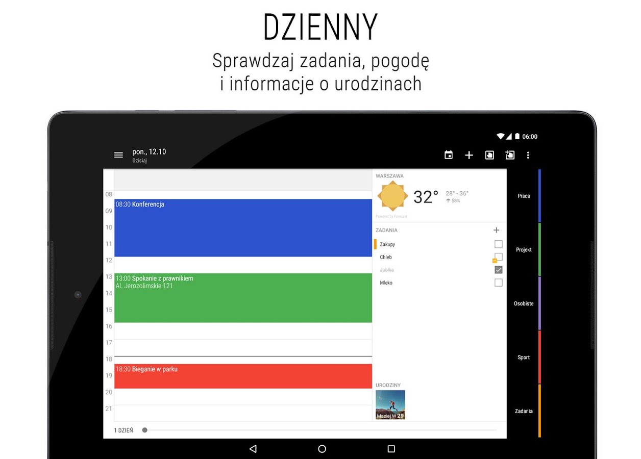 Business Calendar 2 kalendarz Aplikacje na Androida w Google Play