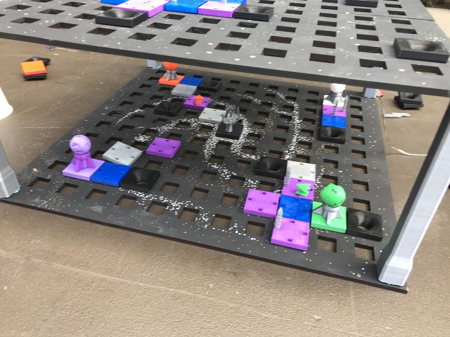 A Game Design team creation using 3D printed pieces