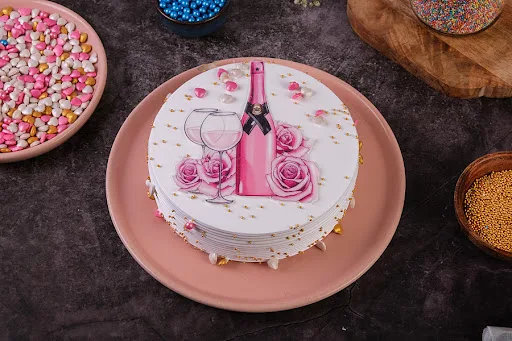 Champagne Celebration Cake