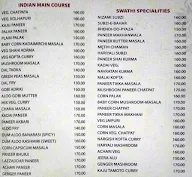 Swathi Restaurant menu 1